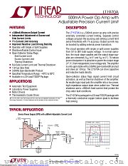 LT1970ACFE#TRPBF datasheet pdf Linear Technology
