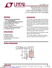 LTC1985ES5-1.8#PBF datasheet pdf Linear Technology