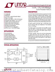 LTC2165CUK#TRPBF datasheet pdf Linear Technology