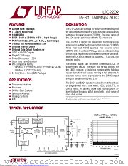 LTC2209CUP datasheet pdf Linear Technology