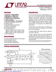 LTC2222IUK datasheet pdf Linear Technology