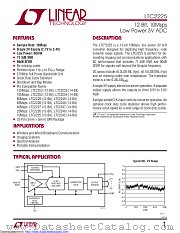 LTC2225IUH datasheet pdf Linear Technology
