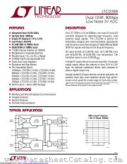 LTC2289CUP datasheet pdf Linear Technology