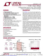 LTC2311CMSE-14#TRPBF datasheet pdf Linear Technology