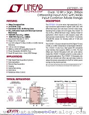 LTC2321HUFD-12#TRPBF datasheet pdf Linear Technology