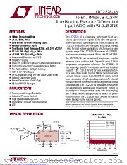 LTC2328IMS-16#TRPBF datasheet pdf Linear Technology