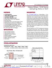 LTC2366HS6#TRPBF datasheet pdf Linear Technology