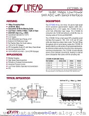 LTC2383CDE-16#TRPBF datasheet pdf Linear Technology