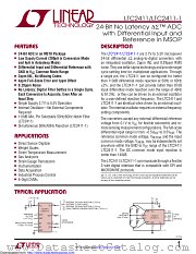 LTC2411-1IMS datasheet pdf Linear Technology