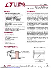 LTC2433-1CMS datasheet pdf Linear Technology