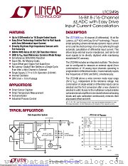 LTC2496CUHF datasheet pdf Linear Technology
