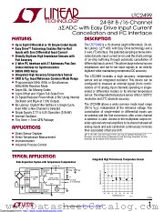 LTC2499CUHF datasheet pdf Linear Technology