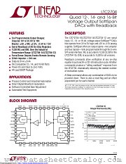 LTC2704CGW-16#TRPBF datasheet pdf Linear Technology