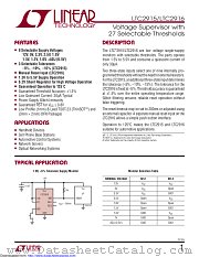 LTC2916HDDB-1#TRPBF datasheet pdf Linear Technology