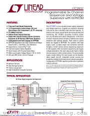 LTC2937 datasheet pdf Linear Technology