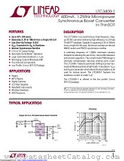 LTC3400ES6-1 datasheet pdf Linear Technology