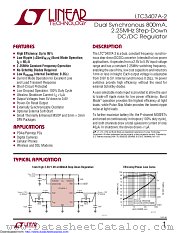 LTC3407AEDD-2#TRPBF datasheet pdf Linear Technology