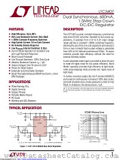 LTC3407EDD#TR datasheet pdf Linear Technology