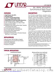 LTC3418EUHF#TRPBF datasheet pdf Linear Technology