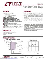 LTC3450EUD#TR datasheet pdf Linear Technology
