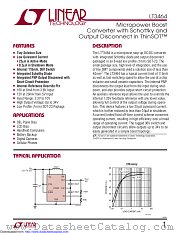 LT3464ETS8#TRPBF datasheet pdf Linear Technology