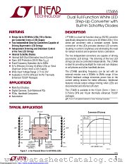 LT3466EFE datasheet pdf Linear Technology