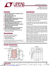 LT3474EFE datasheet pdf Linear Technology