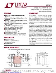 LT3486IFE datasheet pdf Linear Technology