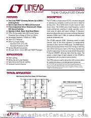 LT3496EUFD#TRPBF datasheet pdf Linear Technology