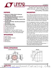 LT3497EDDB#TRMPBF datasheet pdf Linear Technology
