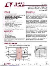 LT3501EFE datasheet pdf Linear Technology