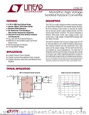 LT3512EMS#TRPBF datasheet pdf Linear Technology