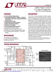LT3513IUHF#PBF datasheet pdf Linear Technology