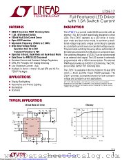 LT3517EFE datasheet pdf Linear Technology
