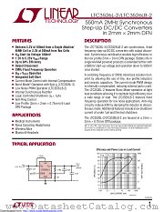 LTC3526LEDC-2#TRPBF datasheet pdf Linear Technology