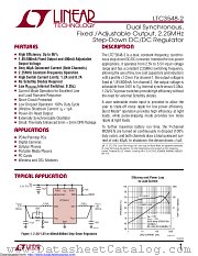 LTC3548EDD-2#TRPBF datasheet pdf Linear Technology
