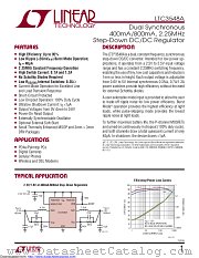 LTC3548AEDD#TRPBF datasheet pdf Linear Technology