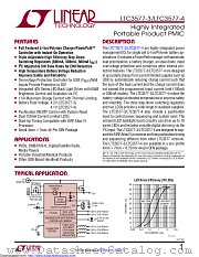LTC3577EUFF-3#PBF datasheet pdf Linear Technology