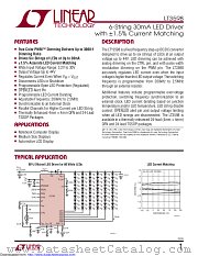 LT3598EFE#TRPBF datasheet pdf Linear Technology