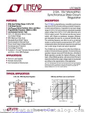 LTC3603IUF datasheet pdf Linear Technology