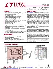 LTC3623 datasheet pdf Linear Technology