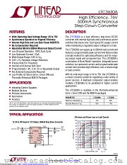 LTC3630AMPDHC#TRPBF datasheet pdf Linear Technology
