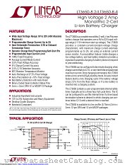 LT3650IMSE-8.4#PBF datasheet pdf Linear Technology