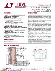 LT3669EUFD-2#PBF datasheet pdf Linear Technology