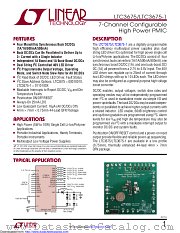 LTC3675EUFF-1#PBF datasheet pdf Linear Technology