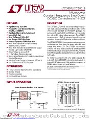 LTC3801ES6#TRMPBF datasheet pdf Linear Technology