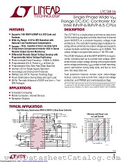 LTC3816EUHF#TRPBF datasheet pdf Linear Technology