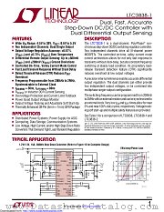 LTC3838IUHF-1#TRPBF datasheet pdf Linear Technology