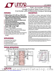 LTC3839EUH#TRPBF datasheet pdf Linear Technology