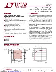 LT3958IUHE#TRPBF datasheet pdf Linear Technology